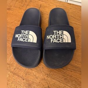 Navy North Face Slide Slip On Shoes Unisex Size‎ 6